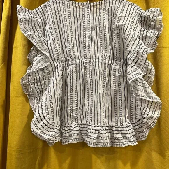 Janie and Jack GEO STRIPED SWIM COVER-UP size 6 - Picture 5 of 8